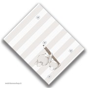 دفتر 100 برگ  با جلد سخت، سایز 15 در 20، کد 10501002