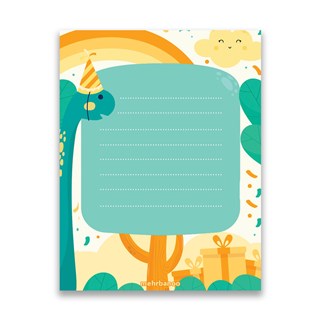 کاغذ یادداشت طرحدار A7 کد 104053